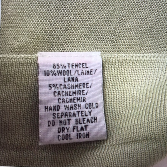 Kenneth Cole Mint Wrap Cardigan Size Small Medium - Picture 6 of 8